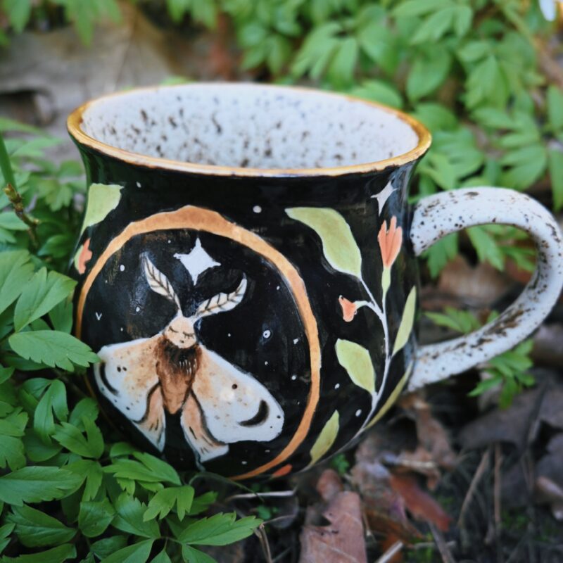 Ćma ciemno-brązowy kubek 500 ml